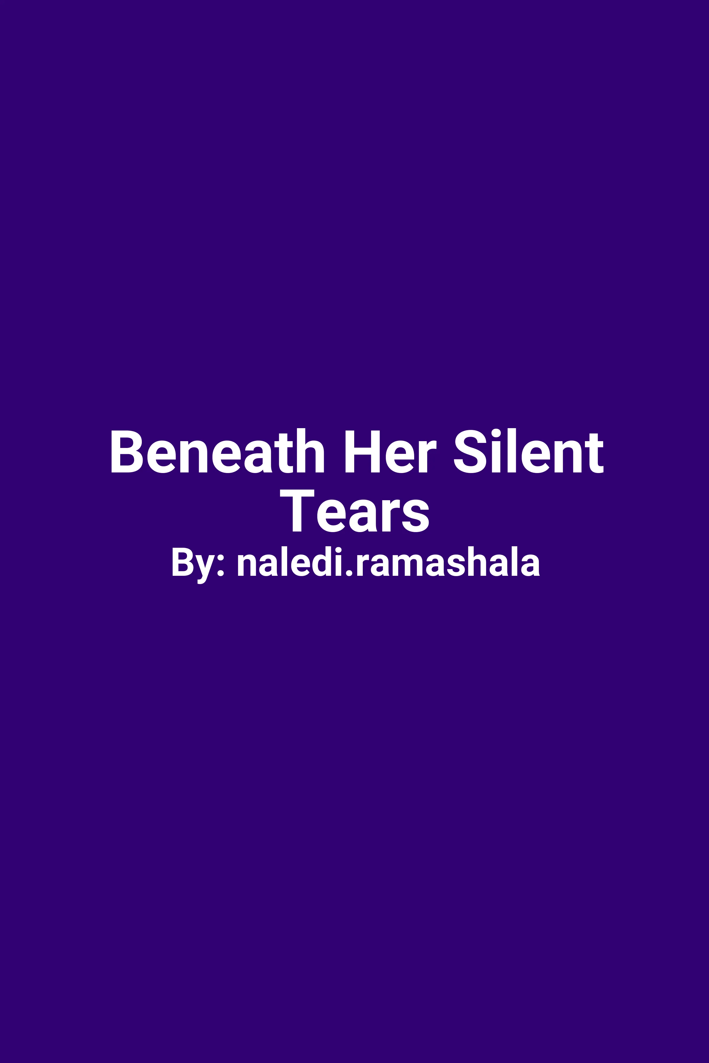 Cover of Beneath Her Silent Tears