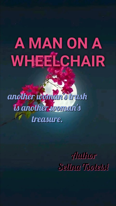 A MAN ON A WHEELCHAIR 