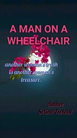 A MAN ON A WHEELCHAIR 