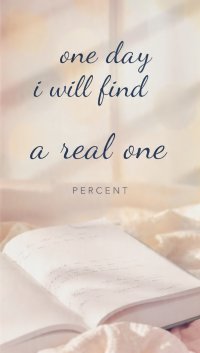 One day I will find a real one