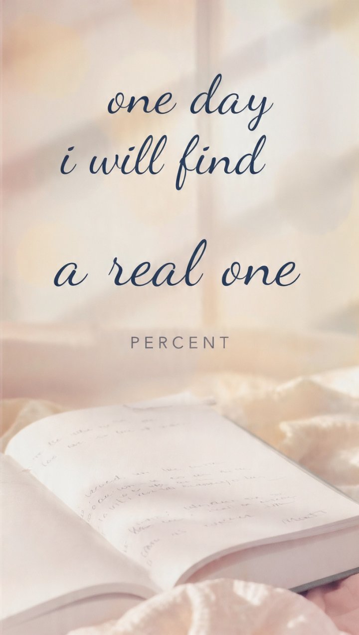 One day I will find a real one Cover