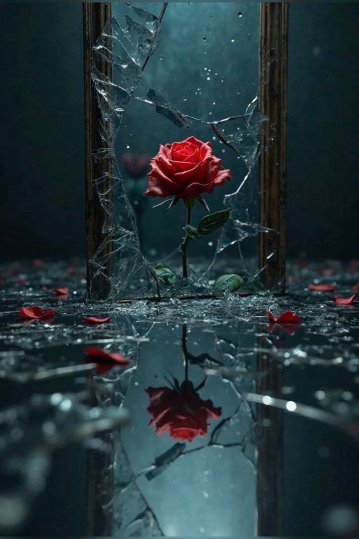 I LOOK BEAUTIFUL ON A BROKEN MIRROR Cover