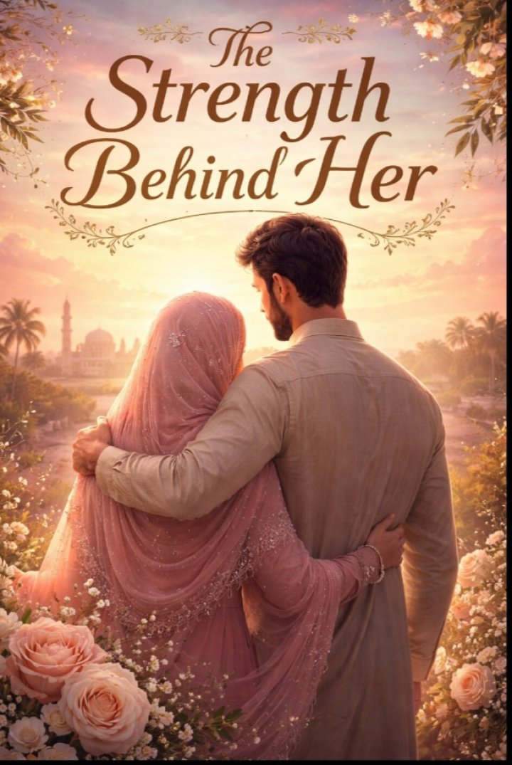 THE STRENGTH BEHIND HER  cover