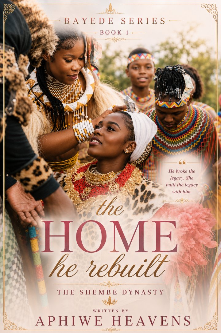 The home he rebuilt-Bayede the shembe dynasty book 1 cover