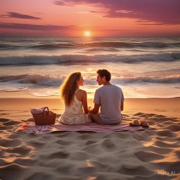 LOVE IN THE SUNSET